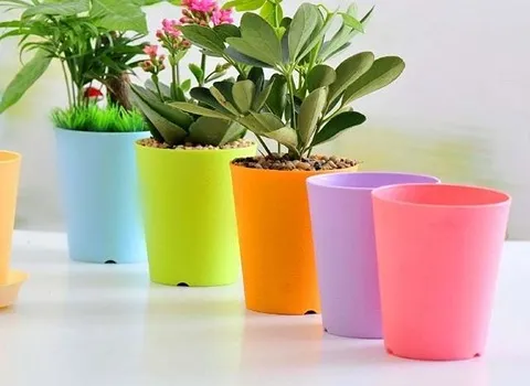 خرید عمده گلدان پلاستیکی